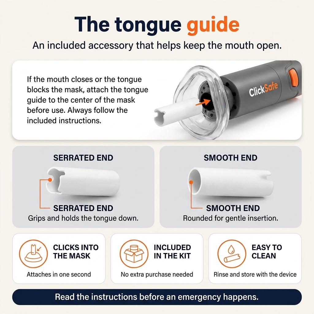 ClickSafe™ Emergency Anti Choking Device